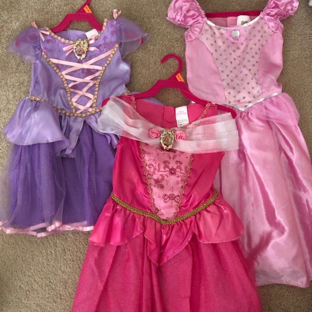 EUC 3 Princess dress up dresses